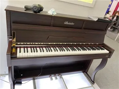 Beisite exibe instrumentos na exposição de instrumentos de Alaheim em Los Ang...